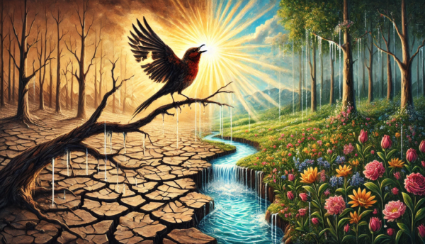 "Each hour that you take your rest today, a tired mind is suddenly made glad, a bird with broken wings begins to sing, a stream long dry begins to flow again." - ACIM: W-109.6:1